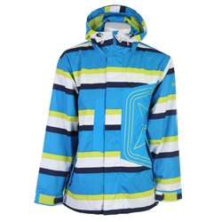 Sessions Mens Truth Blue Snowboard Jacket  
