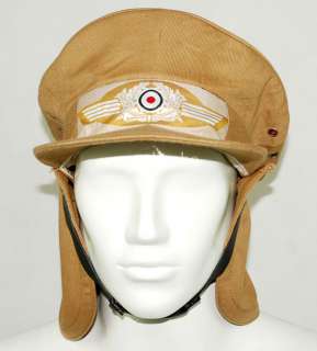 WWII GERMAN LW TROPICAL HERMAN MEYER CAP L 45446  