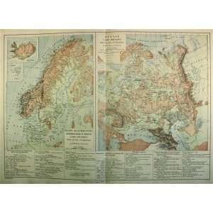  Leroy map of Russia and Scandinavia (1885) Office 