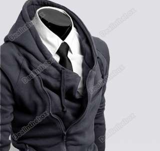 Mens Stylish Slim Fit Hoodies Jackets Men Sweaterhoodies Coats 4 
