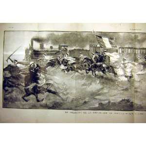  1903 Algeria President Kreide Train Journey Print