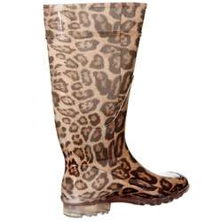 MIA Womens Leopard Print Rain Boots  Overstock