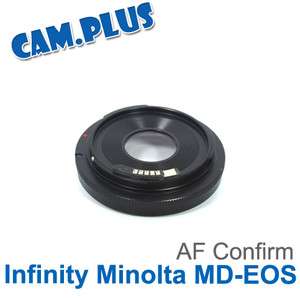   Minolta MD/MC Lens To Canon EOS EF Adapter with Infinity For 550D 60D