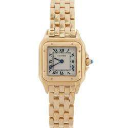 Preowned Cartier Womens Panthere 18k Yellow Gold Watch  Overstock 