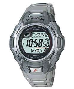 Casio G Shock Mens Atomic Watch with Metal Band  Overstock