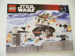 Lego Vintage Collectible 7666 Hoth Rebel Base Instruction Only Free WW 