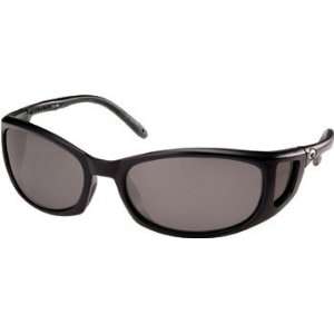  Costa Del Mar Pescador Matte Black/Costa 400 Gray CR 39 Sunglasses 