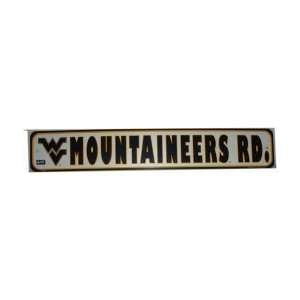    WEST VIRGINIA MOUNTAINEERS TEAM STREET SIGN: Sports & Outdoors