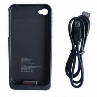   Slim External Battery Case Cover Power charger for iPhone 4 4S  
