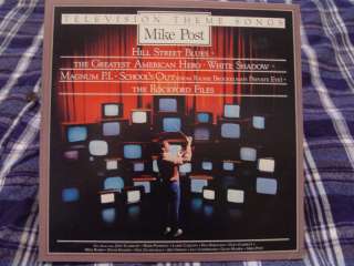 MIKE POST   TELEVISION THEME SONGS LP  