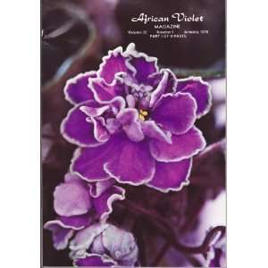   Violet Magazine (32) Inc. African Violet Society of America Books