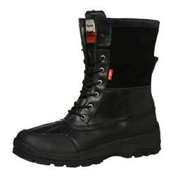 Levis Mens Foxhound Black Lace up Boots  Overstock