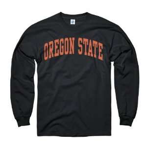 Oregon State Beavers Black Arch Long Sleeve T Shirt:  