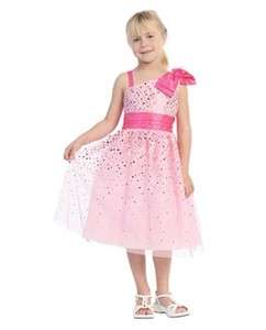 PINK Dress   One Shoulder Sparkle   (CHOOSE SIZE)  