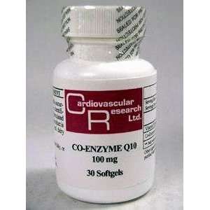  Ecological Formulas   CoEnzyme Q10 100 mg 30 gels: Health 