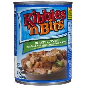 Kibbles n Bits Hearty Cuts   Beef, Chicken & Vegetable   24 x13.2 oz 