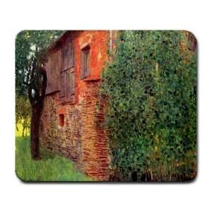  Farmhouse in Chamber in Attersee By Gustav Klimt Mouse Pad 