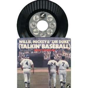  Willie, Mickey & The Duke Talkin Baseball Record Album 