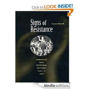 Signs of Resistance (History of Disability): Susan Burch:  
