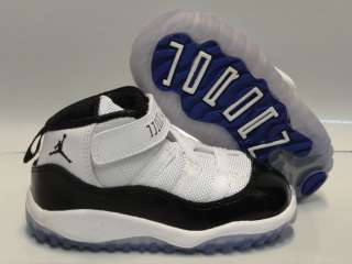 Nike Jordan 11 Retro White Black Concord Sneakers Toddler Baby Size 6 