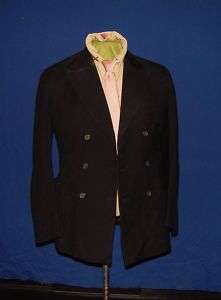 WWII WOOL NAVY BLACK COAT AND NICE  