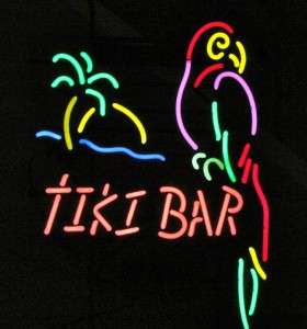 USA MADE Tiki Bar Parrot Neon Beer Bar Light Margaritaville Furniture 