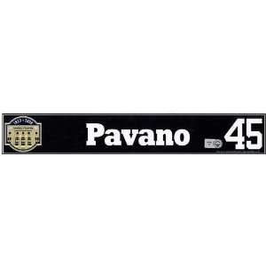  Carl Pavano #45 Final Game Yankees Game Used Locker Room 