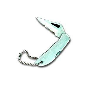 Stainless Key Chain Knife w/ Serrated Blade (MEYCAMP22) Category Swat 