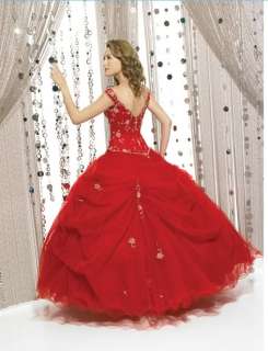 Embroidery Off the shoulder Ball Gowns Quinceanera/Prom/Party/Evening 
