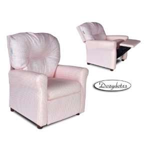  Contemporary Child Recliner   Pink Gingham Baby