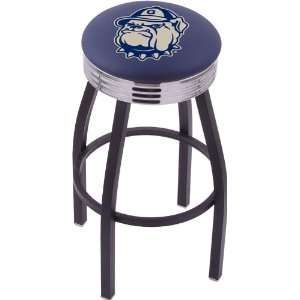 Georgetown University Steel Stool with 2.5 Ribbed Ring Logo 