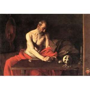   name St Jerome 3, By Caravaggio  