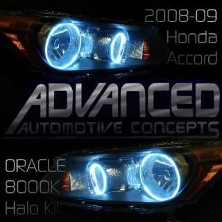 08 09 Honda Accord Sedan Headlight hid HALO Demon Eyes  