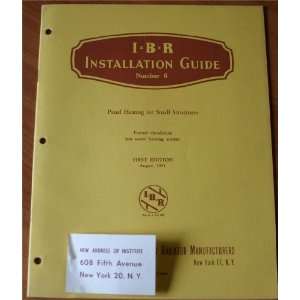  IBR Installation Guide 6 Panel Heating For Small 