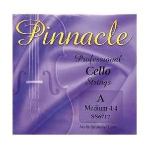  Super Sensitive Pinnacle Cello Strings G, Medium 4/4 Size 