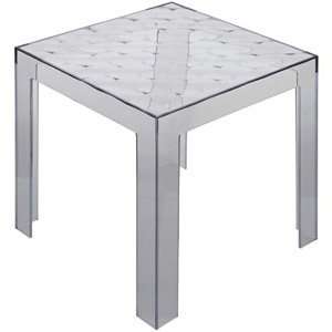  Nuevo Living Sasha Side Table in Clear: Home & Kitchen