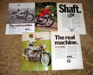 BMW R 75/5 Ad Lot / 1972 1973 / 3 Different Ads  