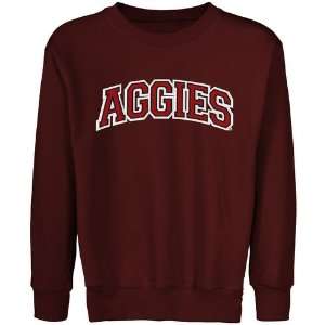  New Mexico State Aggies Youth Arch Applique Crew Neck 