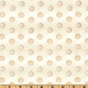   Simple Pleasures Dots Cream Fabric By The Yard: Arts, Crafts & Sewing