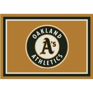  MLB Spirit Oakland Athletics Baseball Rug Size: 5 4x7 8 