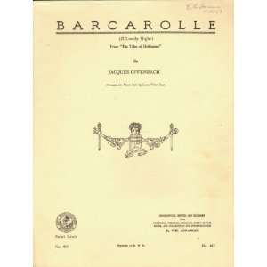  Barcarolle (O Lovely Nights From the Tales of Hoffmann 