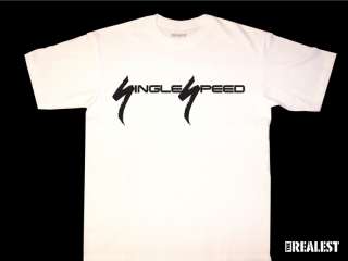   is for 1 brand new single speed t shirt size xl color white art black