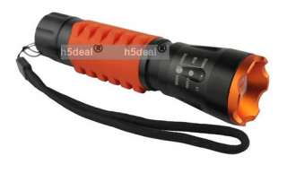 CREE Q5 500LM Adjustable Zoom LED Zoomable Flashlight J  