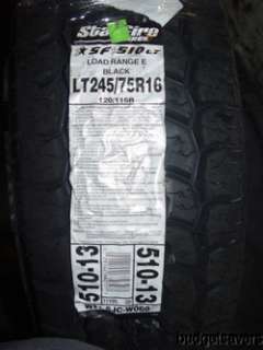 NEW Cooper Tire Starfire SF510 LT245/75R16 120/116R 51013 245/75/16 