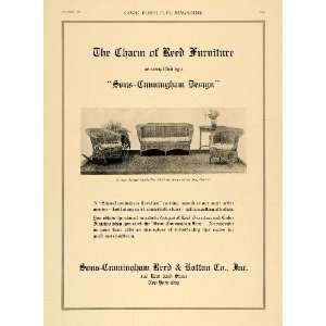   Reed & Rattan Furniture Decor   Original Print Ad