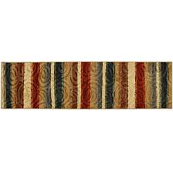 Mohawk Home Tonala Earth Mutli Striped Rug (2 x 8)  