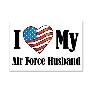  I Love My Air Force Husband Fridge Magnet 