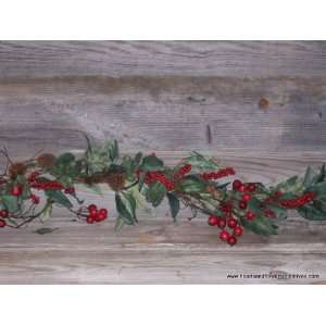  Leaves and Berries Garland