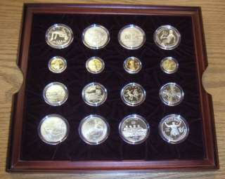 1995 1996 US OLYMPIC GOLD & SILVER COINS ATLANTA CENTENNIAL ONLY 160 