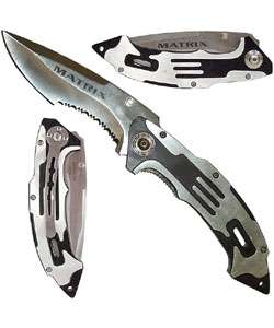 Matrix Stainless Steel Folding Knife  Overstock